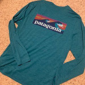 Men's MEDIUM Long-Sleeved Capilene® Cool Daily Graphic Shirt